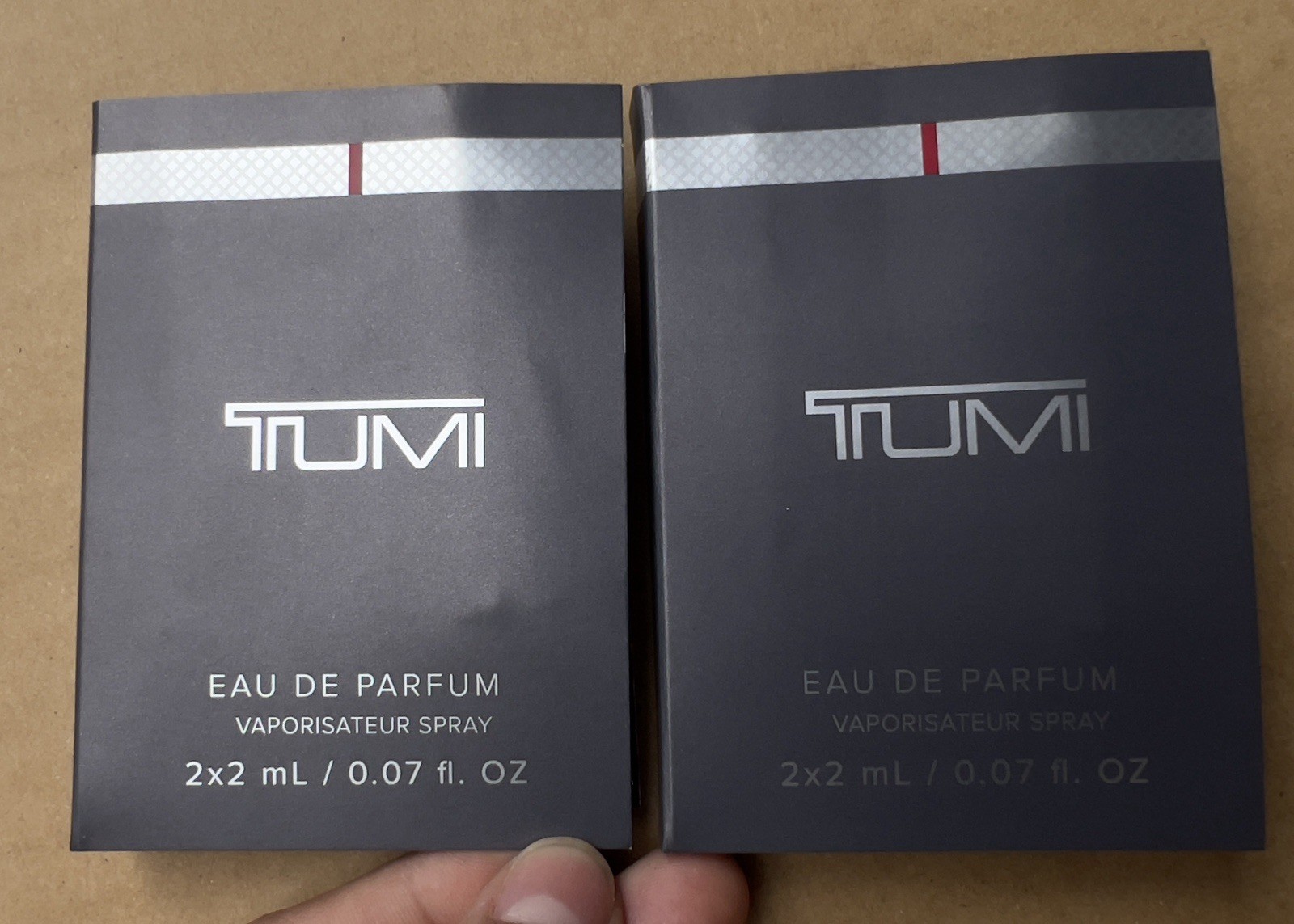 TUMI Vaporisateur Mens Cologne Eau de Parfum EDP Sample Spray 2 X 2 ML / 0.07 oz