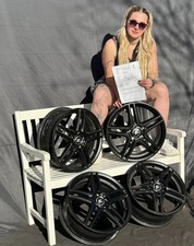 4x RC-Design 17 Zoll RCD17 satin-black 6.5x17" ET44 LK5 112 passend für Mercedes