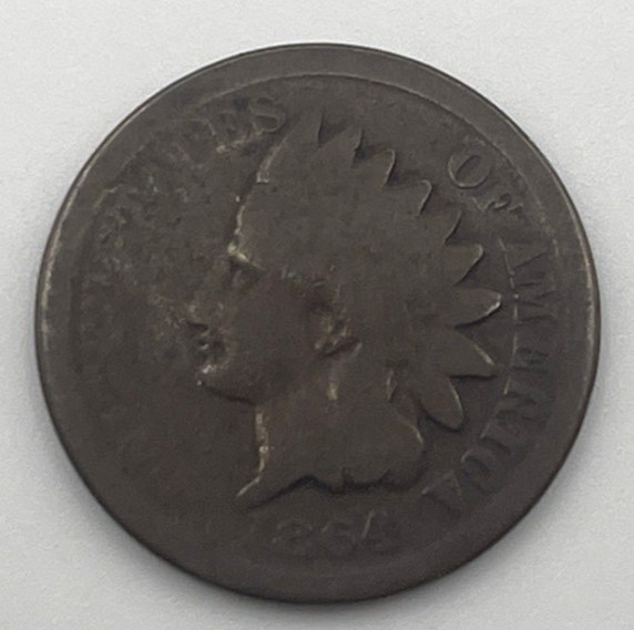 1864 (No L) Indian Head Cent – Historic U.S. Coin – Civil War Era – See Photos