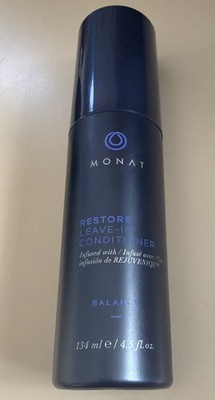 Monat RESTORE Leave In Conditioner with REJUVENIQE Balance 4.5fl oz New