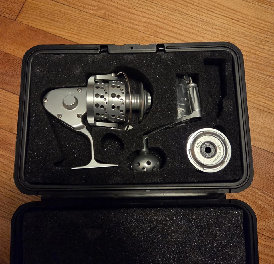 Carrete giratorio de doble arrastre IRT 500 nuevo Foto 2 de 4