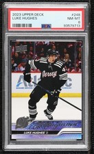 2023-24 Upper Deck Series 1 Young Guns Luke Hughes #248 PSA 8 0w6c