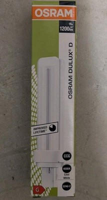 OSRAM DULUX D 18W/840 G24d-2   Neu & OVP   4000K Cool White   1200lm 10er Pack