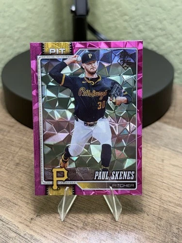 2026 Topps Series 1 Paul Skenes Pink Diamante Foil #100 Pittsburgh Pirates