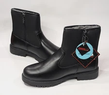 totes Rampart Black Men's Waterproof Commuter Boots - Size 10 NWB