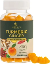 Turmeric Curcumin Supplement Gummies - 95% Curcuminoids with Turmeric & Ginger,