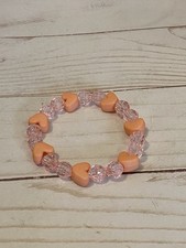 Heart Beaded Bracelet Valentine Gift Teen Girls Jewelry Handmade Birthday Gift