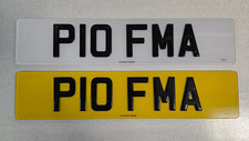 Private Reg Number Plate P10 FMA On Retention P10FMA With 2 Plates
