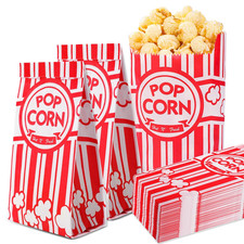 Paper Popcorn Bags,100 Pack 1Oz Popcorn Bags Individual Servings