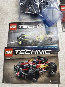 (2 Sets) LEGO BASH 42073 TECHNIC Race & Lego Technic Stunt Truck 42059 Complete