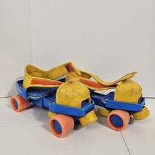 VTG Fisher Price 1-2-3 Grow With Me Roller Skates Adjustable Kids Toys 1980s