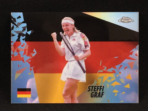 Steffi Graf #PPR-SG 2024 Topps Chrome Patriotic Pride card