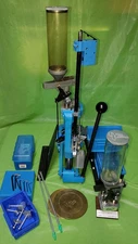 Dillon RL550 Reloading Press .45ACP, 30-06 on Toolhead Strong Mount ,extras