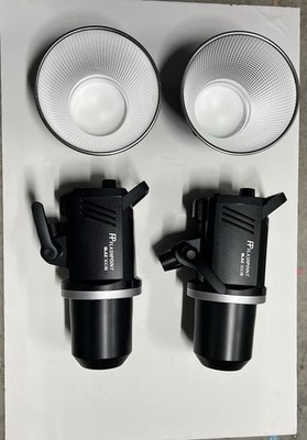 Flashpoint BLAZ 300-V 300W Studio Monolight Strobes Pair Tested