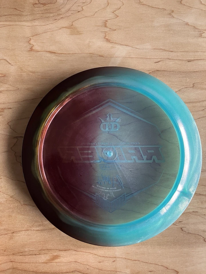 New Dynamic Discs Raider Glimmer Ice Dip Dyed 13 Speed Distance Driver - Image 2 of 4