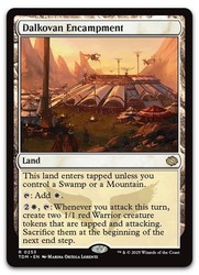 Dalkovan Encampment (253) - Tarkir: Dragonstorm - Rare Land