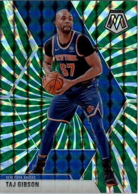 2019-20 Panini Mosaic Mosaic Green Swirl #121 Taj Gibson /10 - BSK