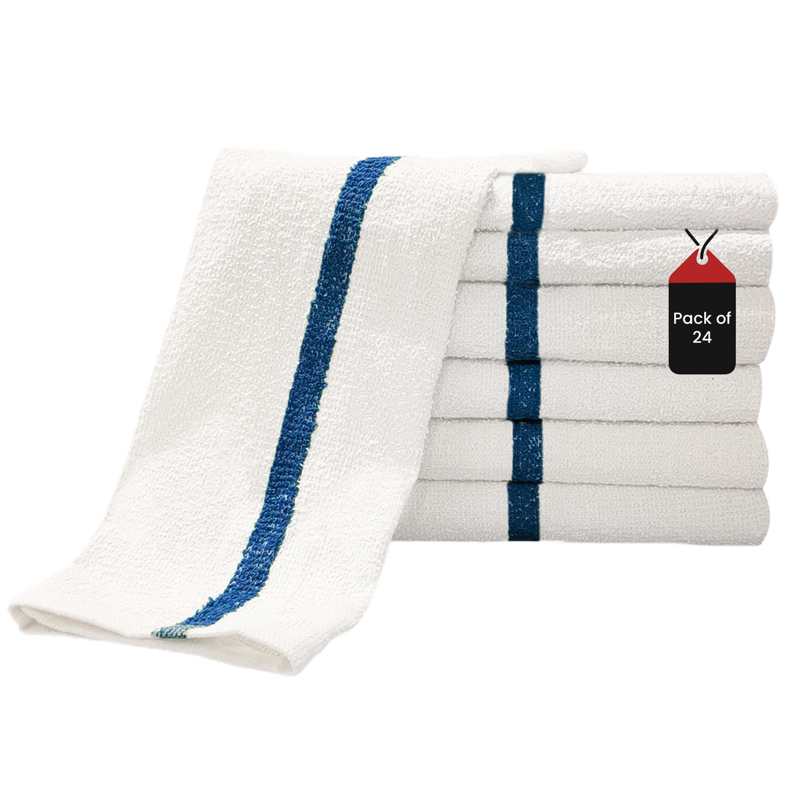 Premium Kitchen Towels, Terry Bar Mop for Cleaning Restaurant & Home - 16 x 19"