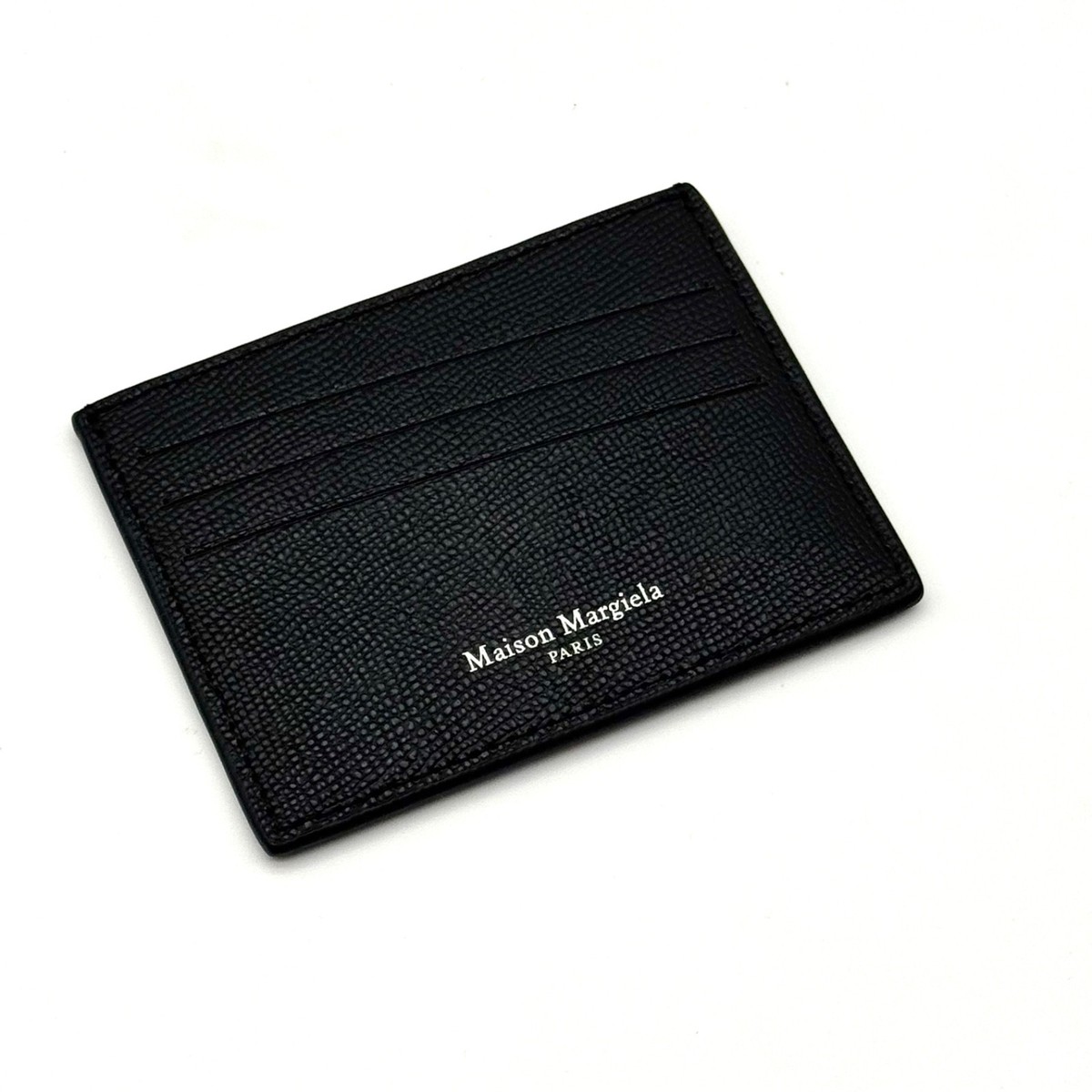 Maison Margiela Paris Leather Zip Card Holder Wallet Money Clip