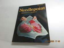 Sunset Needlepoint Book Techniques  Projects Cross Stitch 1973 2nd Printing VTG