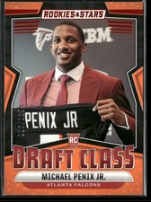 2024 Panini Rookies & Stars #DC-MPJ Michael Penix Jr. Draft Class Orange #/125