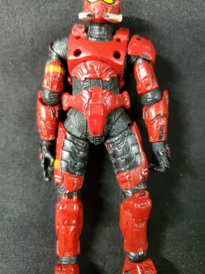 Halo Reach 斯巴达红色 MP 可动人偶 McFarlane 玩具无配件 5 * * — 第 3/4 张图片
