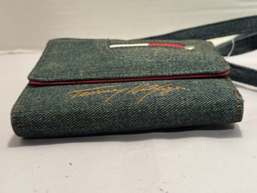 Vintage Tommy Hilfiger Denim Wallet On A String y2k 90s - Picture 8 of 10