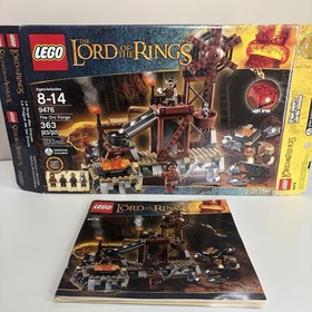 Lego The Orc Forge 9476 Lord of the Rings Hobbit Lotr 100% Complete Set Orthanc