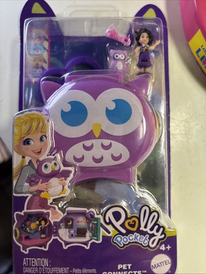 Polly Pocket Pet Compact Owl Polly Doll New By Mattel Free Shipping 