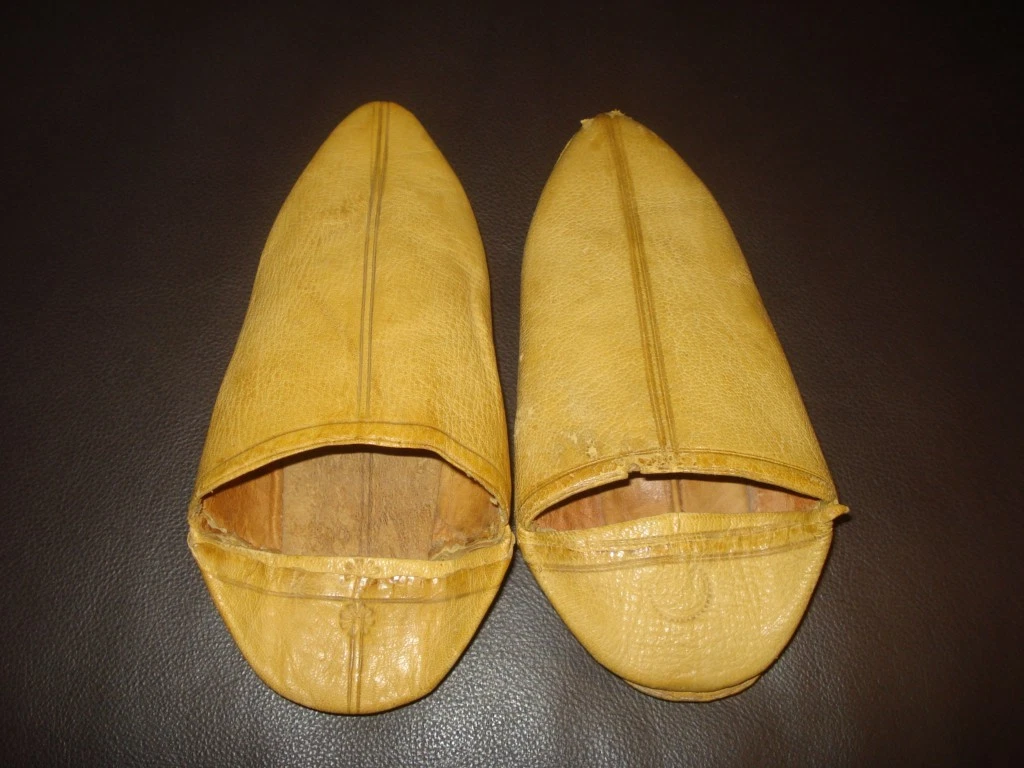 VERY OLD ANTIQUE ORIENTAL LEATHER SHOES FROM THE 1880 1890 ERA eBay