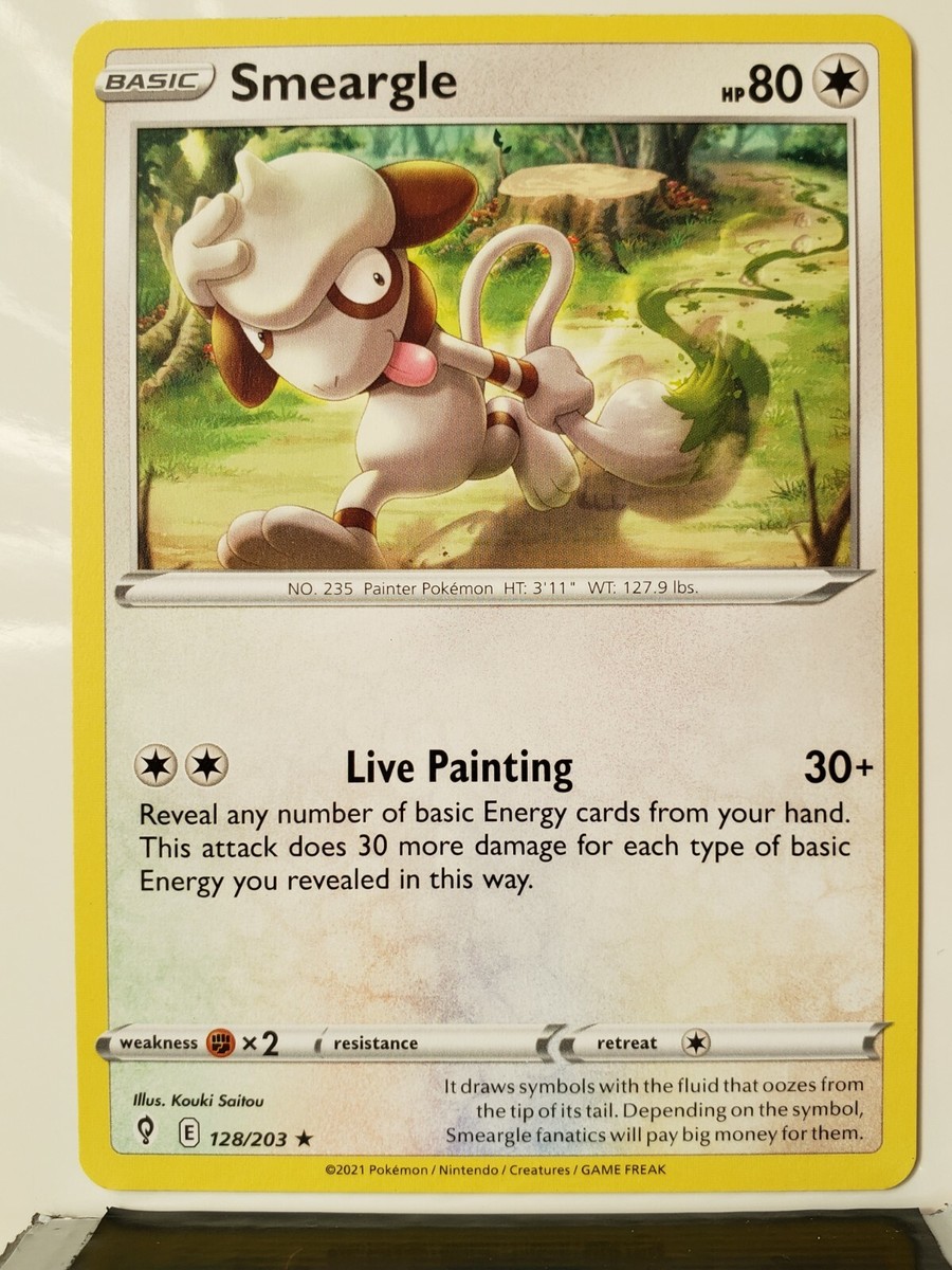shiny smeargle pokemon card Smeargle 128/203 NM / M