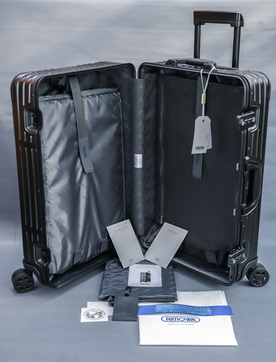 Rimowa Topas Stealth 63 MW 68 liters (old series, pre LVMH Rimowa Topas Stealth 63 MW 68 liters (old series, pre LVMH