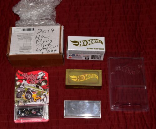Hot Wheels RLC Flying Tiger '55 Chevy Bel Air Gasser #2158 Custom signed Card - Picture 4 of 8