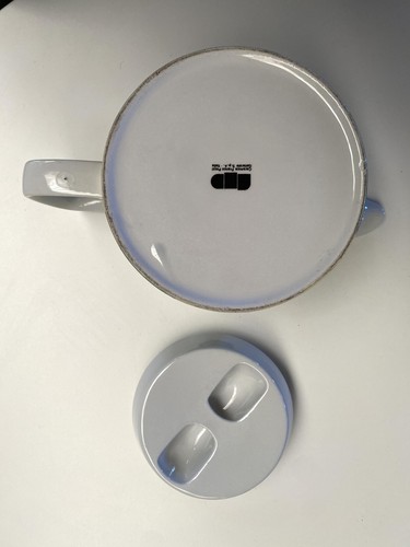 VINTAGE SET 10 pers SERVIZIO THE CERAMICA DESIGN Franco Pozzi COMPACT LINE '70 - Imagen 13 de 23