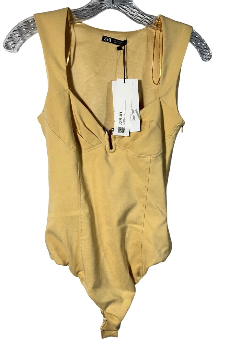 Zara sales yellow bodysuit