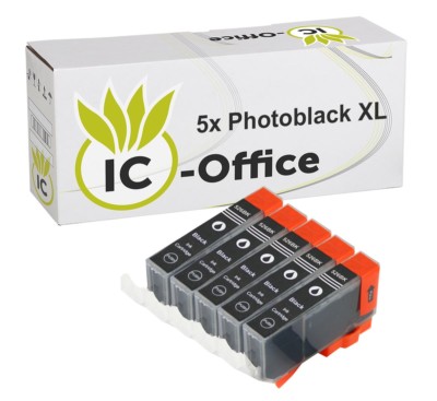 5 Tintenpatrone Druckerpatrone kompatibel zu CANON CLI 526 XL BLACK BK mit Chip