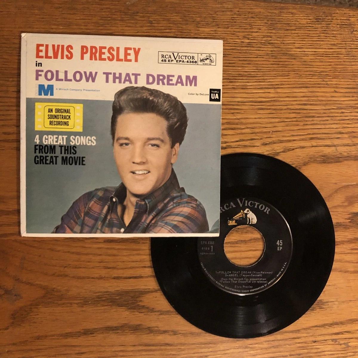 ELVIS PRESLEY - FOLLOW THAT DREAM, RCA VICTOR, EPA-4368, 45 EP, 1962 | eBay