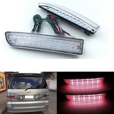 2x Clear Lens LED Bumper Reflector Backup Brake Stop Lights For 2008-14 Scion XD