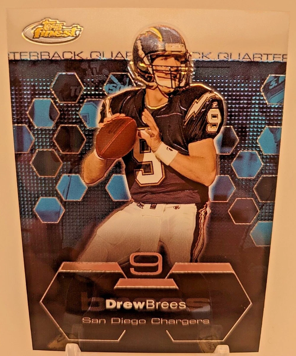Drew Brees 2003 Topps Finest 46 San Diego Chargers HOF QB New Orleans Saints