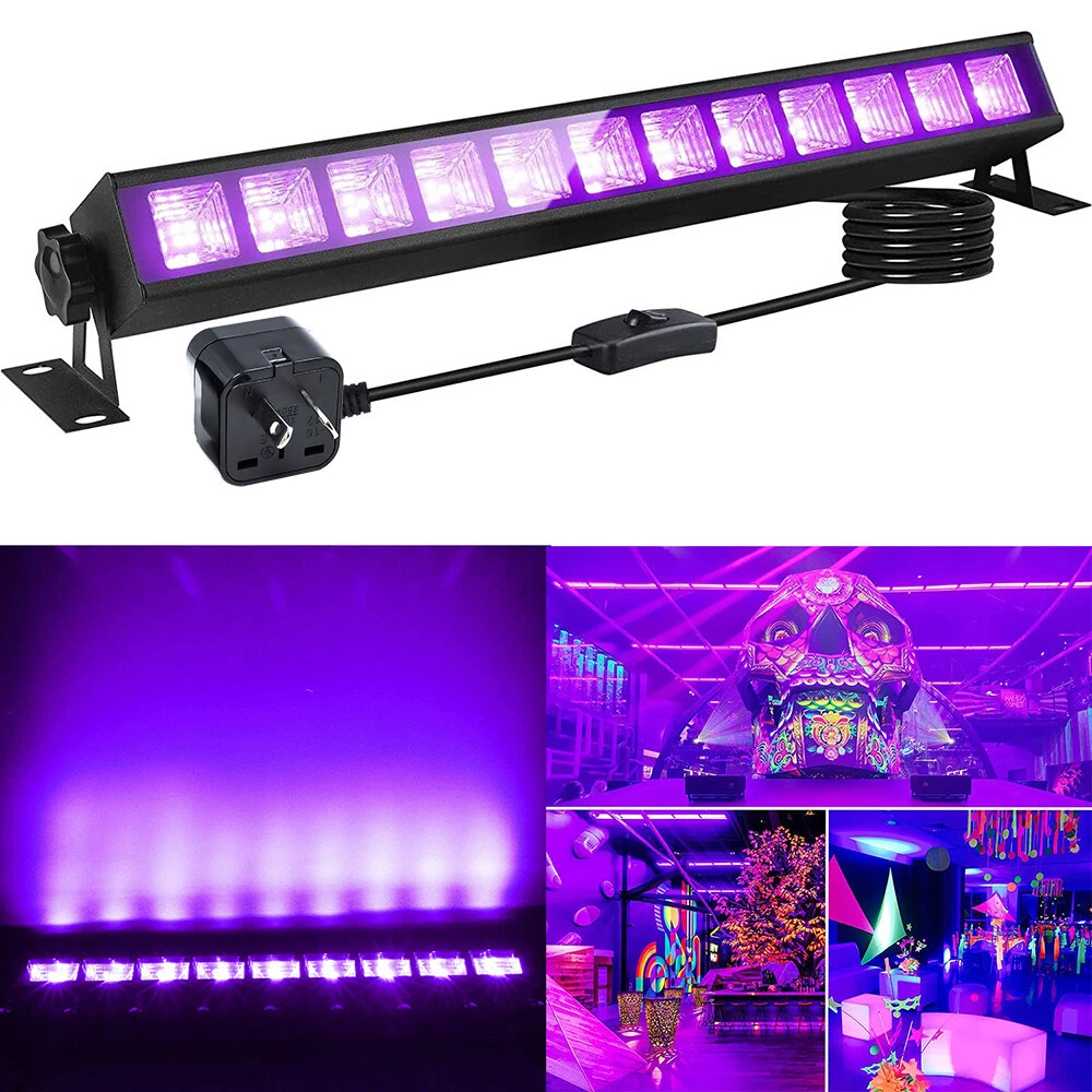 40W UV Black Light LED Strip Ultraviolet Tube Lamp Bar Disco Club Party Decor AU