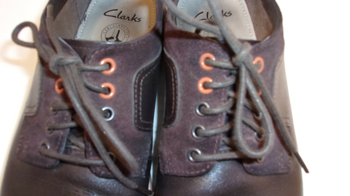 Clarks Pitney Walk Dark Brown Leather Derby Dress Shoes Men’s Size 12 Clarks Pitney Limit Goretex Wingtip Shoes Sz 9 M Used  main image 4