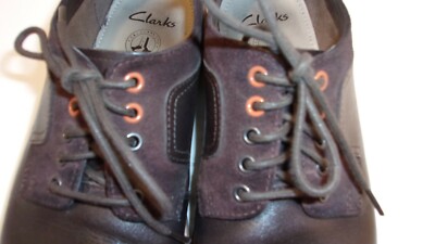Mens Clarks Pitney Walk Plain Toe Derby Dark Brown Leather  display picture 3