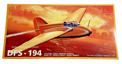 1:72 PM Models DFS-194 Rocket Powered Research  Aircraft Model Kit # PM-215