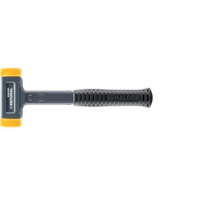 Halder 3380.040 Secural Dead Blow Hammer Polyurethane Face Inserts, Rubber Grip