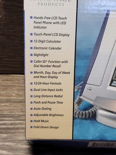 Głośnik Caller ID LCD Panel dotykowy Telefon stacjonarny Innowacyjne produkty NOWY - Zdjęcie 3 z 16