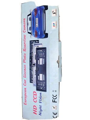 Europameister Car Licence Plate Rearview Camera