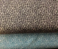 FREE SPIRIT- MERTON-FLORETS- 2 COLOR CHOICES- BROWN OR SAGE- BY THE YARD