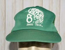 Carpenter 8th Bass Tour Mesh Trucker Hat Snapback Vintage