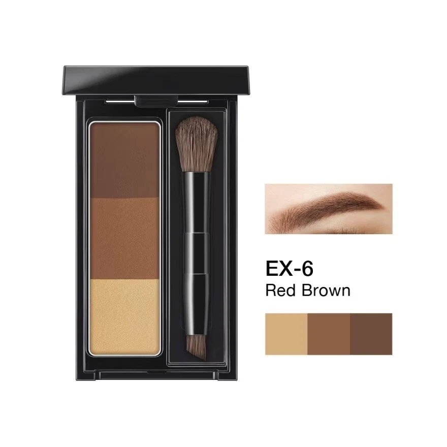 KATE DESIGNING EYEBROW 3D Eye Brow Palette EX-6 Red Brown - Image 2 of 3
