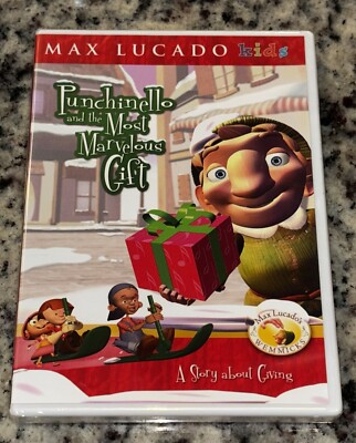 Punchinello and the Most Marvelous Gift (DVD, 2004) Max Lucado Kids New Sealed